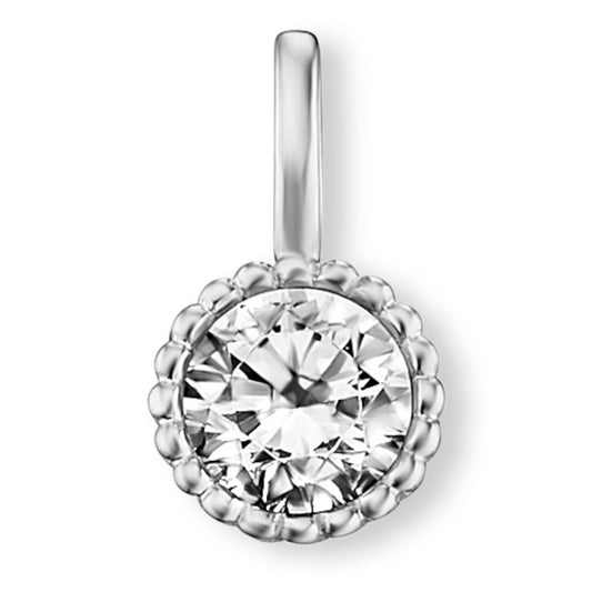 One Element  Zirkonia Anhänger aus 333 Weißgold