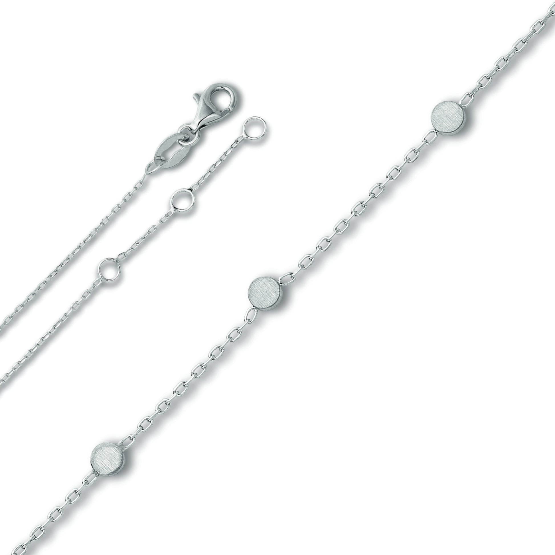 One Element  Halskette Rundankerkette aus 925 Silber  45 cm