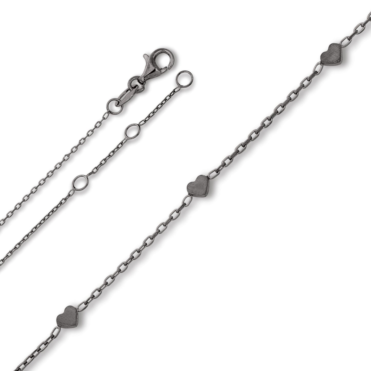One Element  Halskette Rundankerkette aus 925 Silber  45 cm