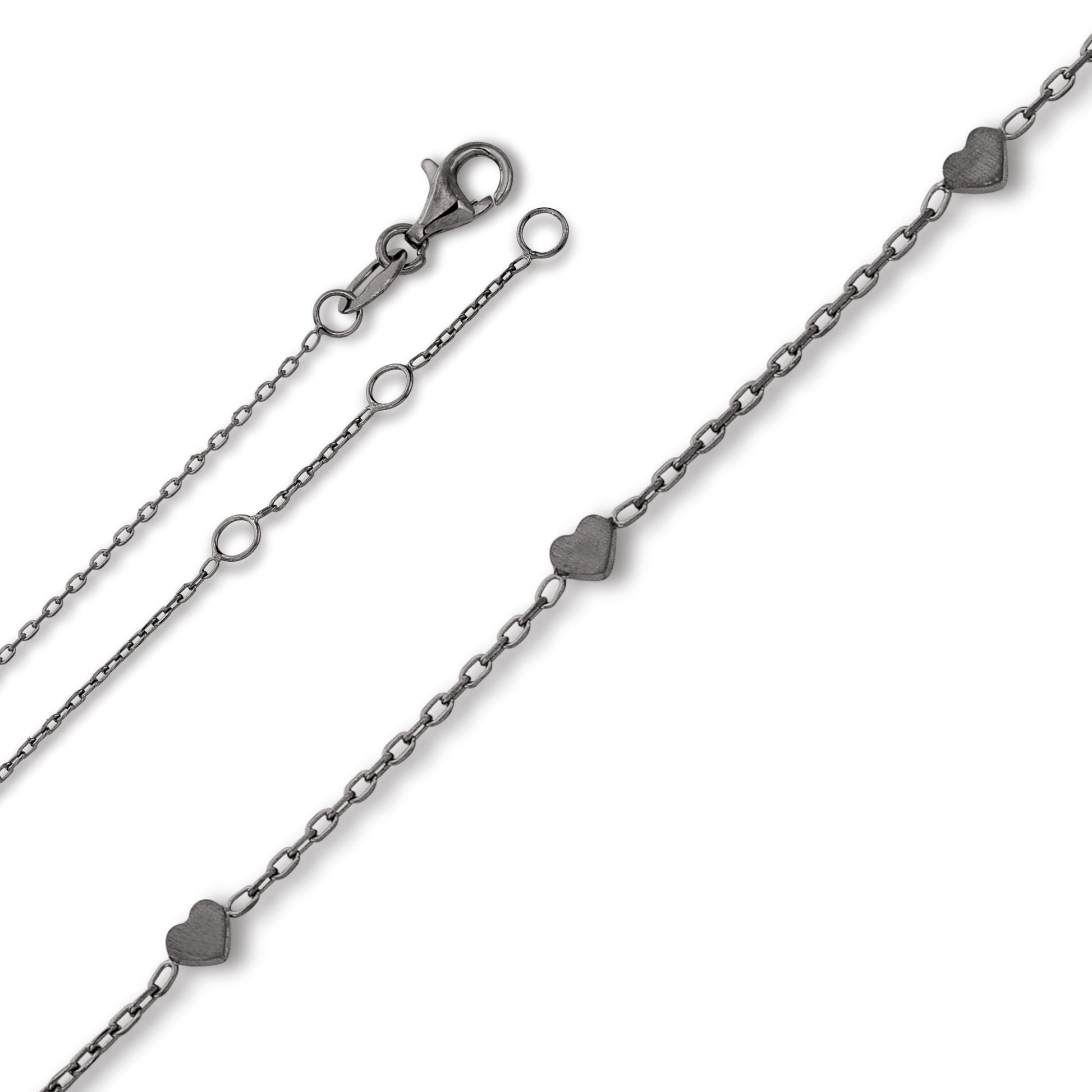 One Element  Halskette Rundankerkette aus 925 Silber  45 cm