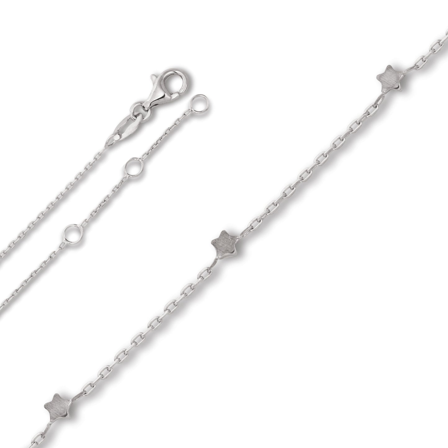 One Element  Halskette Rundankerkette aus 925 Silber  45 cm