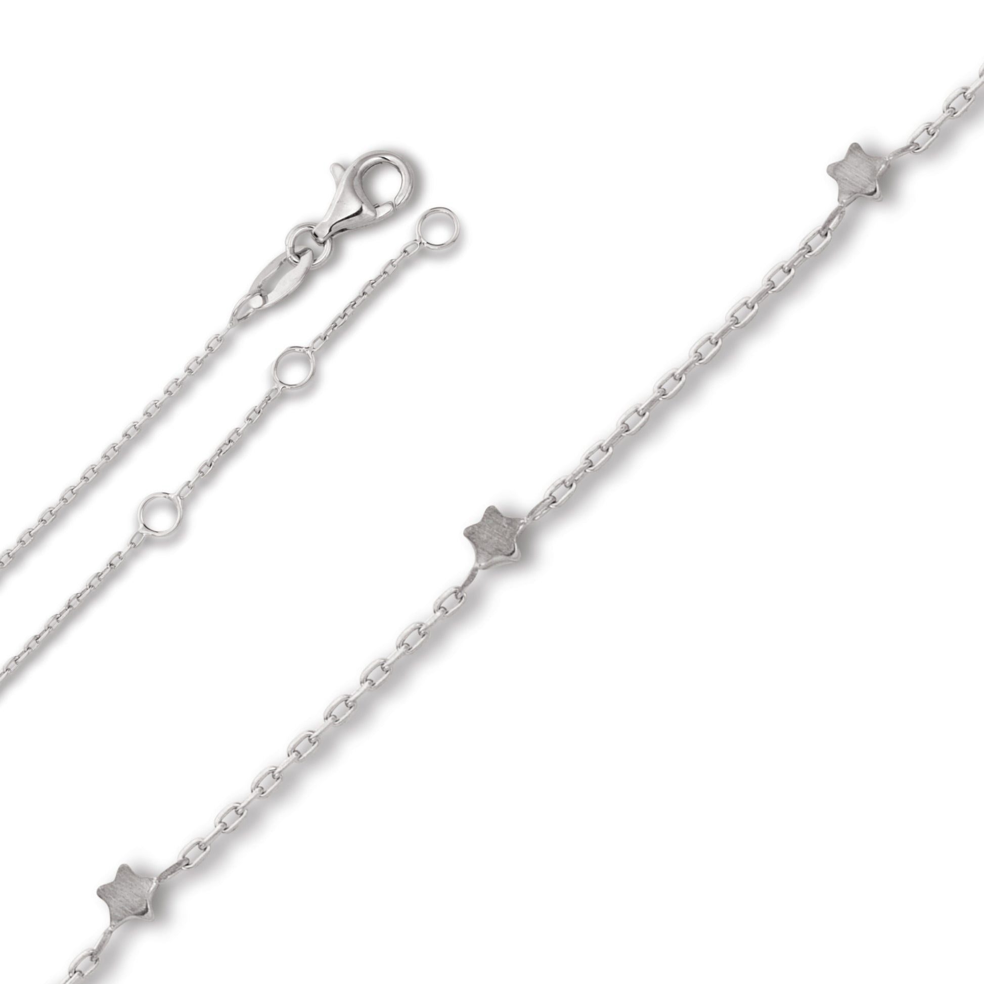 One Element  Halskette Rundankerkette aus 925 Silber  45 cm