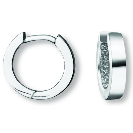 One Element  Ohrringe  Creolen aus 925 Silber Ø 11,5 x 2,6 mm
