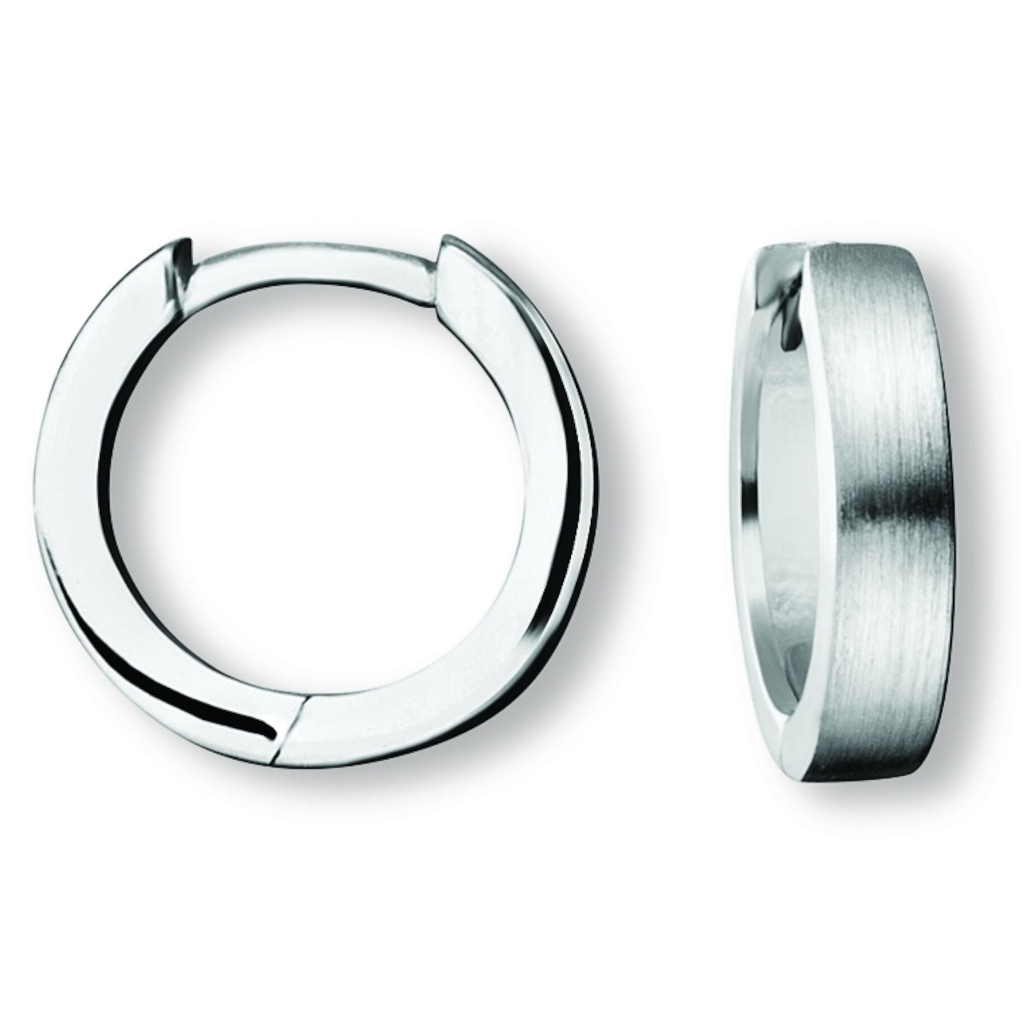 One Element  Ohrringe  Creolen aus 925 Silber Ø 11,5 x 2,6 mm