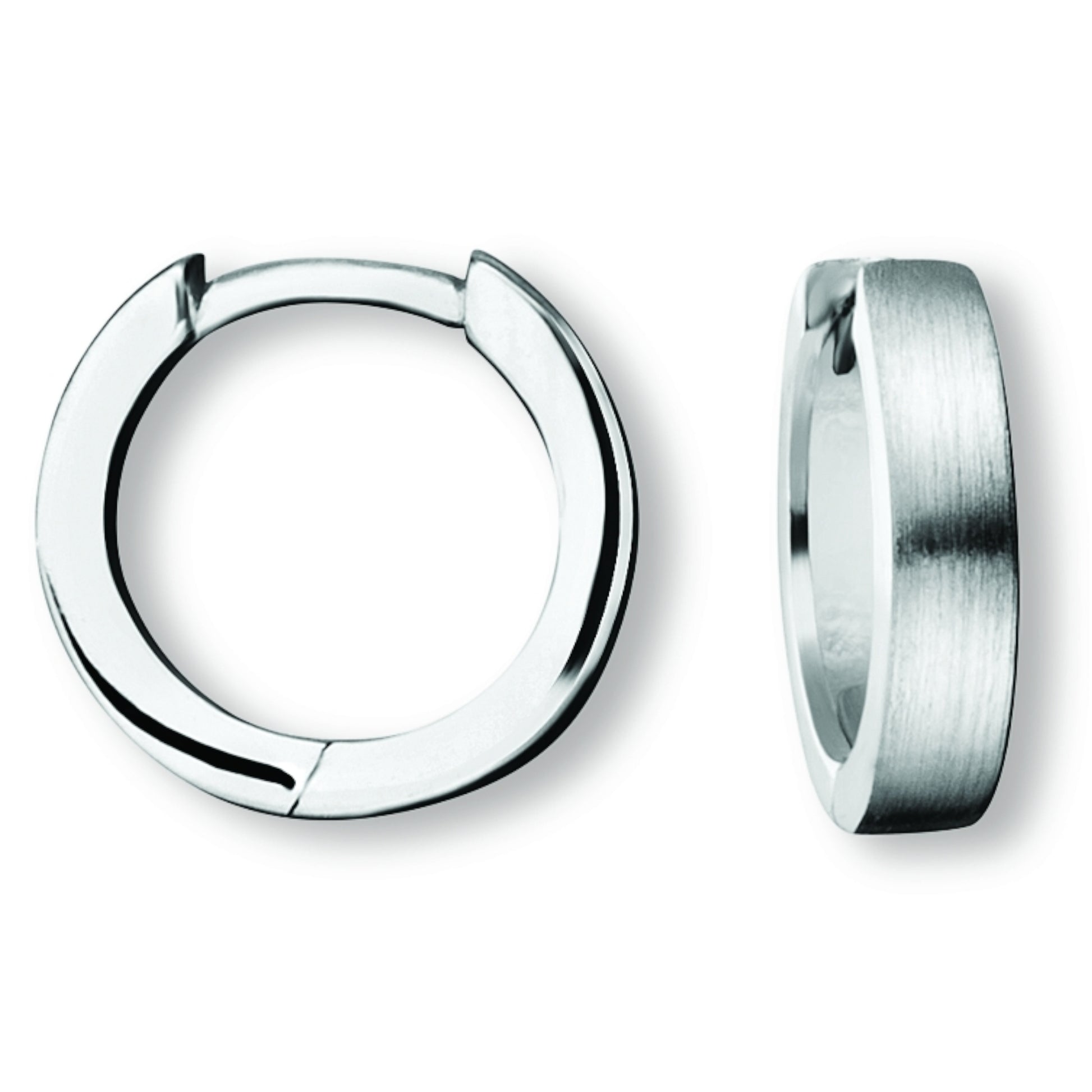 One Element  Ohrringe  Creolen aus 925 Silber Ø 11,5 x 2,6 mm