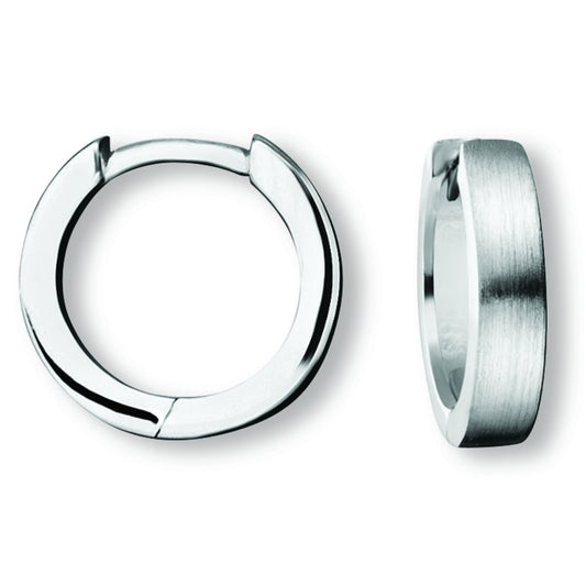 One Element  Ohrringe  Creolen aus 925 Silber Ø 11,5 x 2,6 mm
