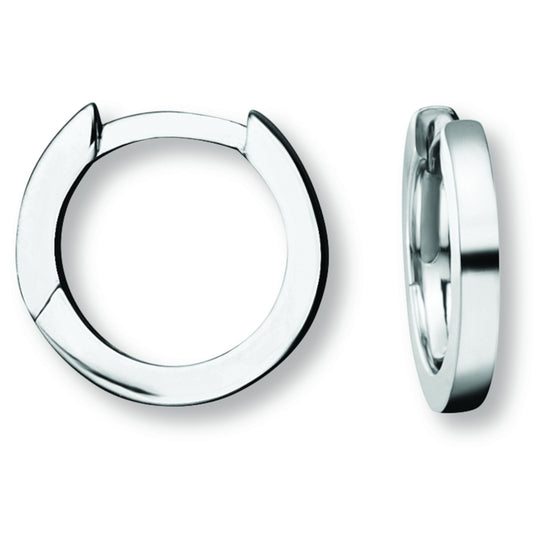 One Element  Ohrringe  Creolen aus 925 Silber Ø 11,5 x 1,8 mm