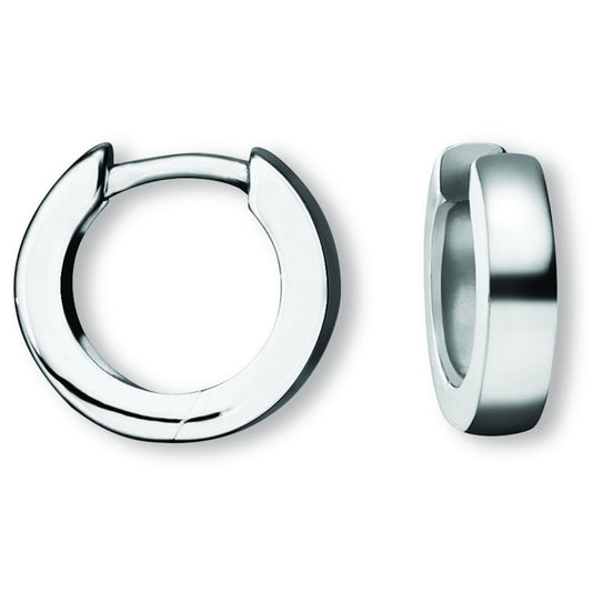One Element  Ohrringe  Creolen aus 925 Silber Ø 12,4 x 3,0 mm