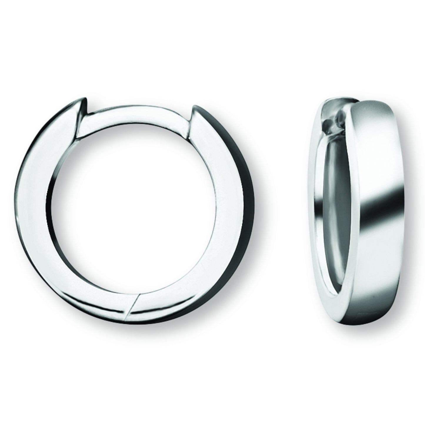 One Element  Ohrringe  Creolen aus 925 Silber Ø 12,6 x 2,6 mm