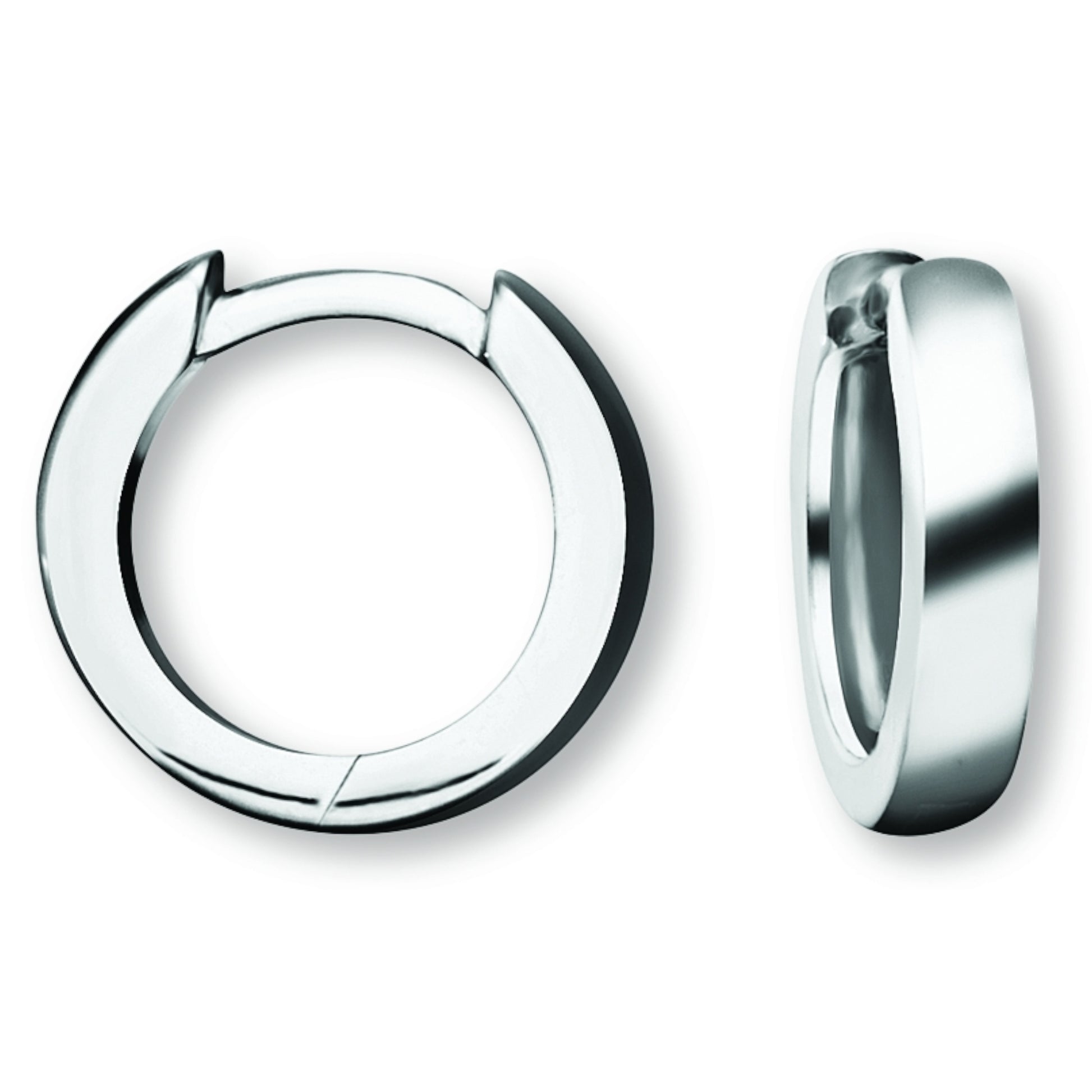 One Element  Ohrringe  Creolen aus 925 Silber Ø 12,6 x 2,6 mm