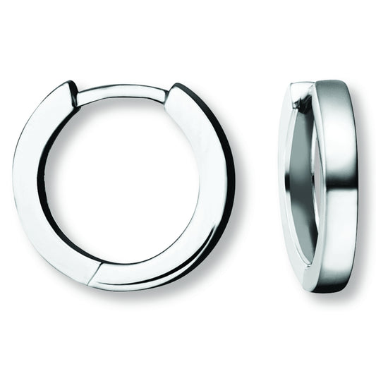 One Element  Ohrringe  Creolen aus 925 Silber Ø 14,8 x 2,4 mm