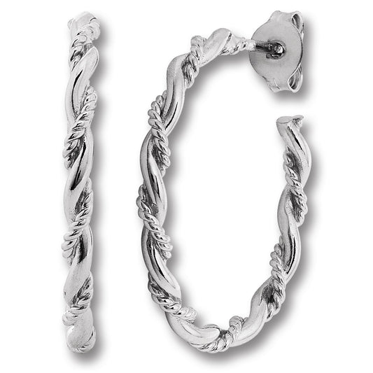One Element  Ohrringe  Creolen aus 925 Silber