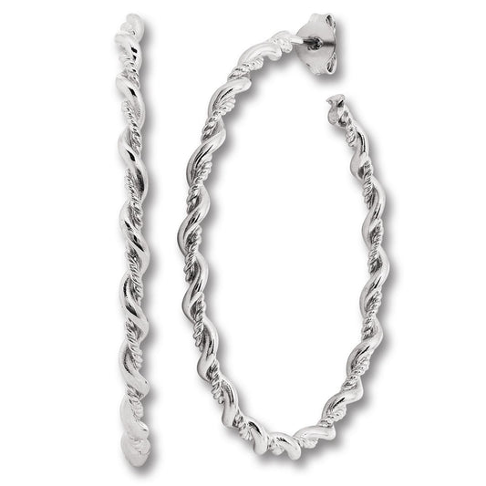 One Element  Ohrringe  Creolen aus 925 Silber