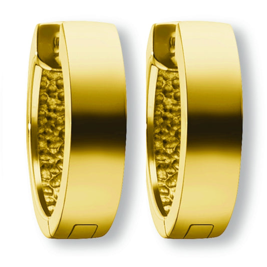Ohrringe   Creolen aus 333 Gelbgold Ø 14,0 x 4,0 mm