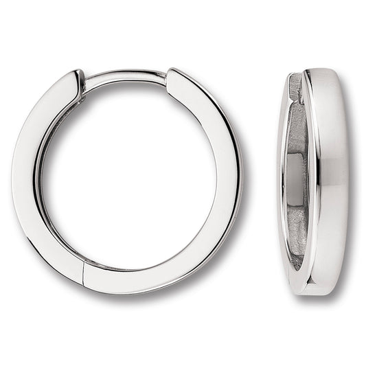One Element  Ohrringe  Creolen aus 925 Silber Ø 17,8 x 2,6 mm