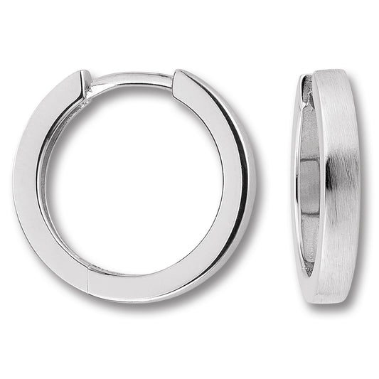 One Element  Ohrringe  Creolen aus 925 Silber Ø 17,8 x 2,6 mm