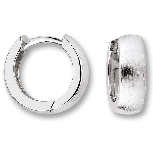 One Element  Ohrringe  Creolen aus 925 Silber Ø 12,4 x 4,1 mm