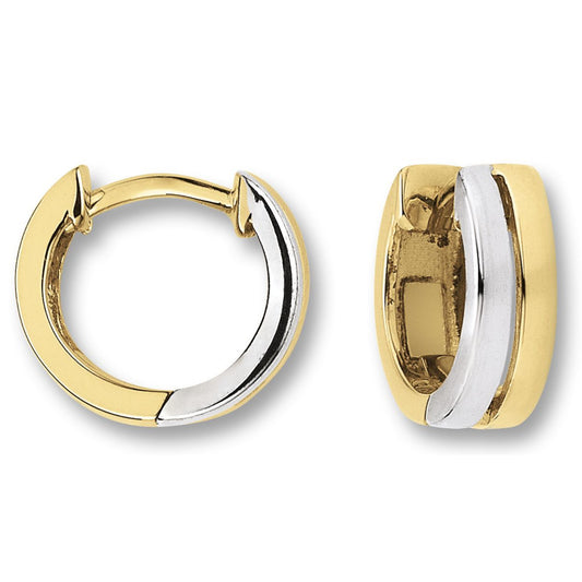 One Element  Ohrringe  Creolen aus 333 Gelbgold