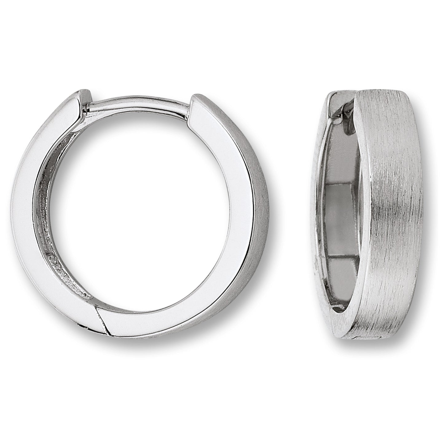 One Element  Ohrringe  Creolen aus 925 Silber Ø 15,7 x 3,4 mm