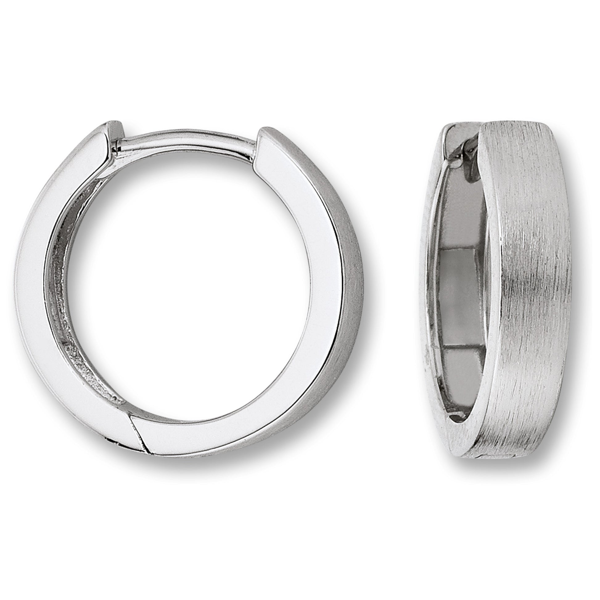 One Element  Ohrringe  Creolen aus 925 Silber Ø 15,7 x 3,4 mm