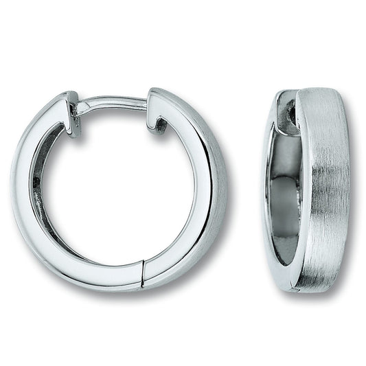 One Element  Ohrringe  Creolen aus 925 Silber Ø 17,4 x 3,4 mm