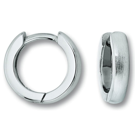 One Element  Ohrringe  Creolen aus 925 Silber Ø 12,6 x 2,6 mm