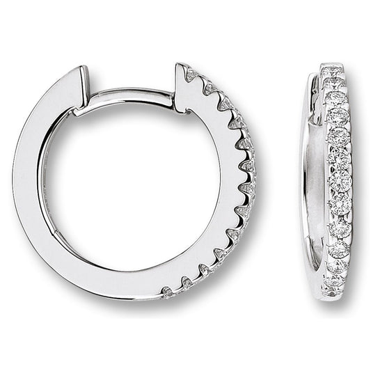 0.25 ct  Diamant Brillant Ohrringe   Creolen keine