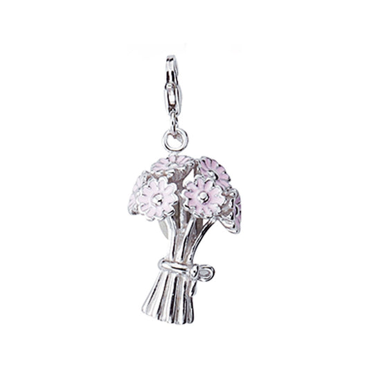 Adelia´s 925 Silber Charms Anhänger Blüte