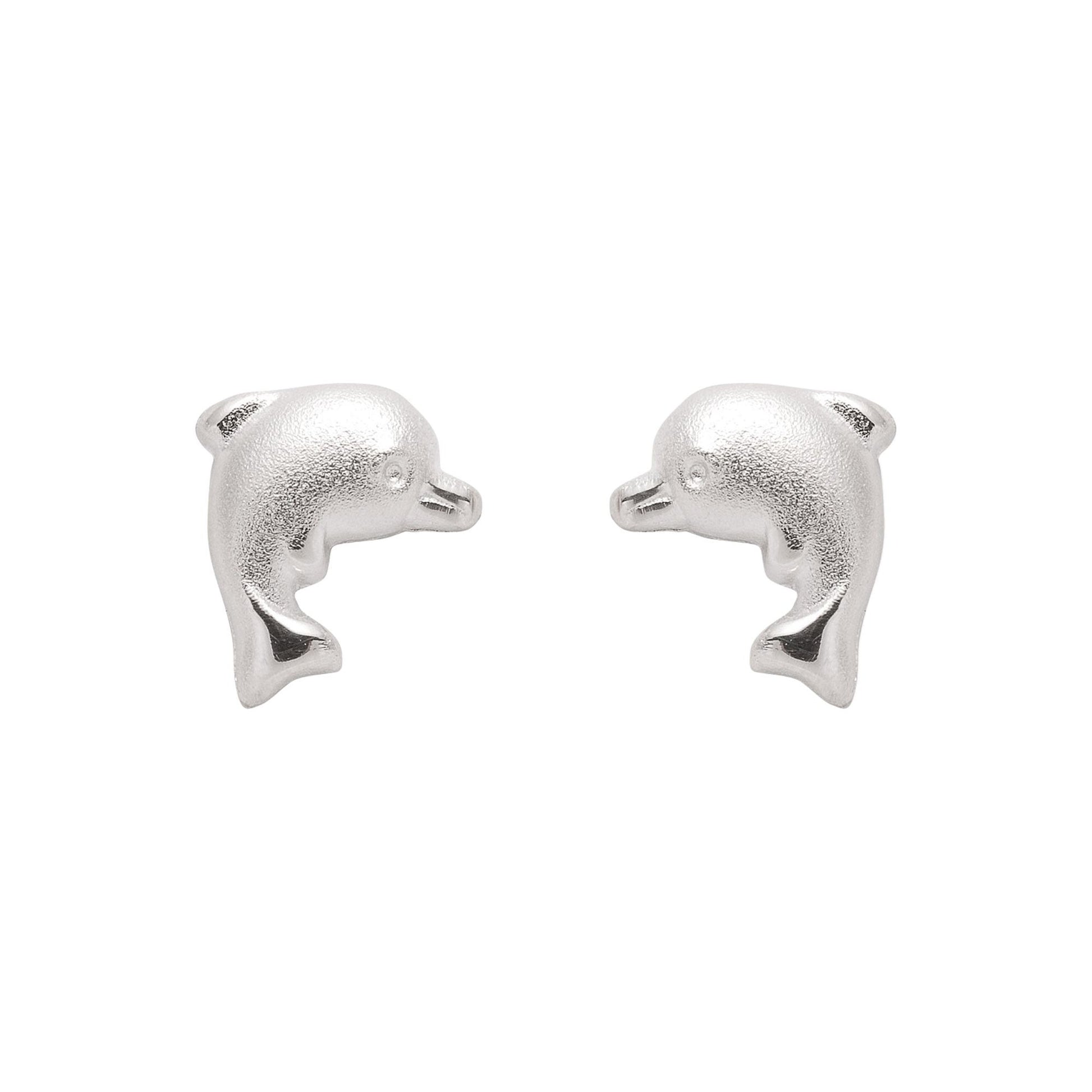 Adelia´s 925 Silber Ohrringe   Ohrstecker Delphin