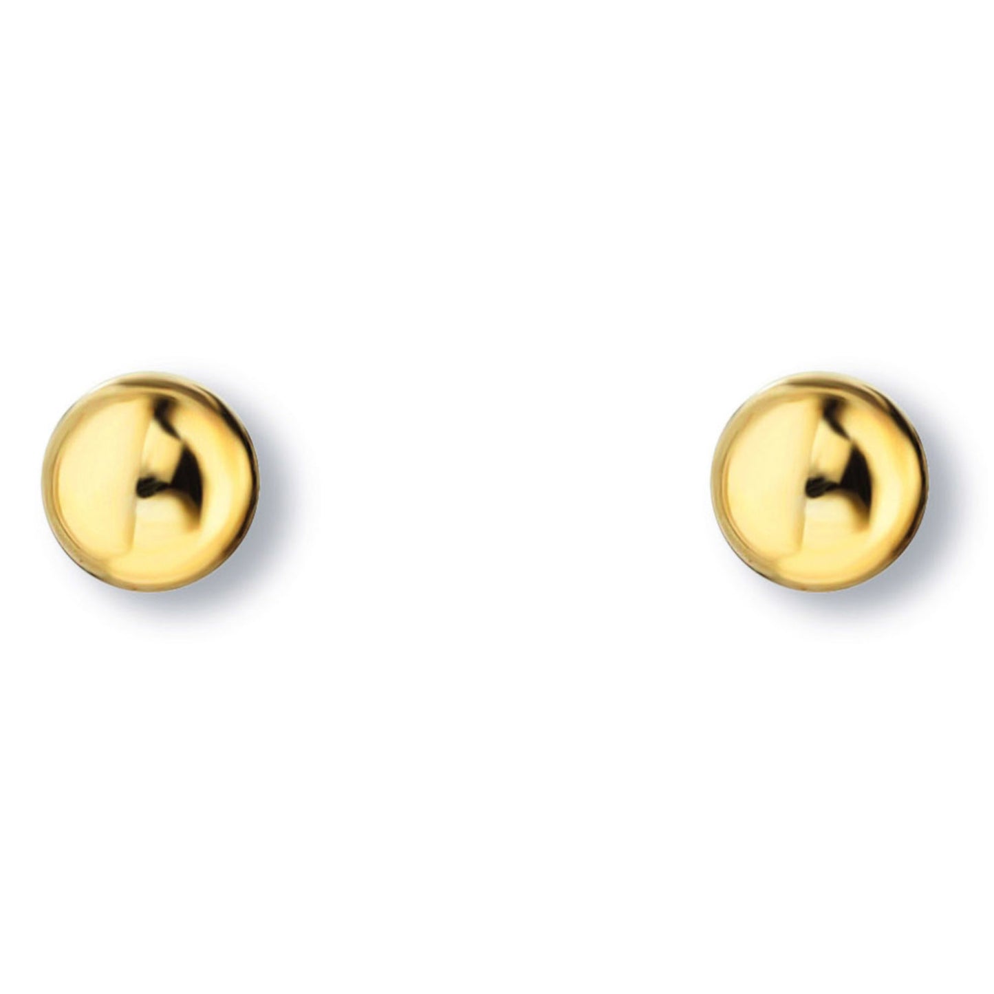 Kugel Ohrringe   Ohrstecker aus 333 Gelbgold