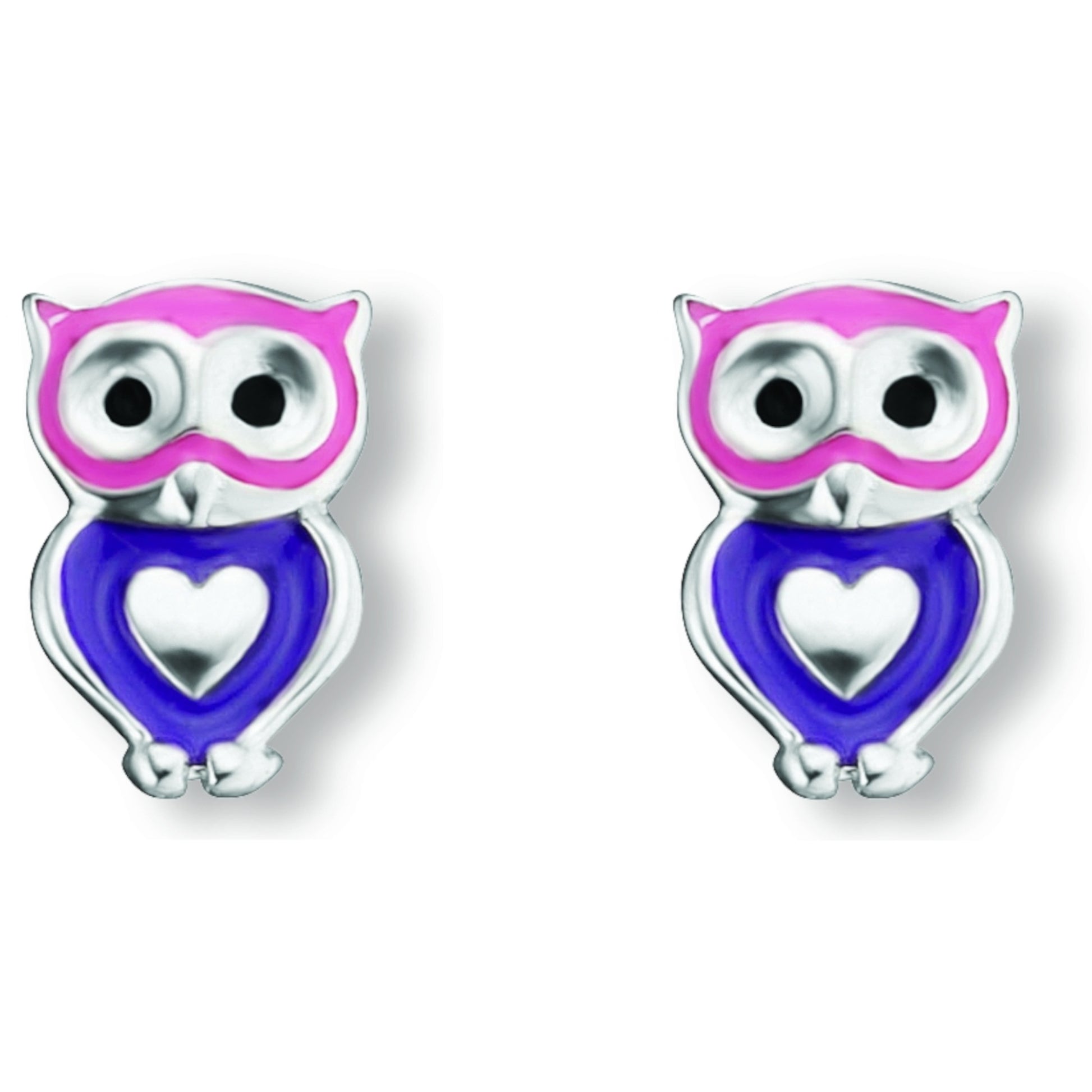 One Element  Eule Ohrringe  Ohrstecker aus 925 Silber