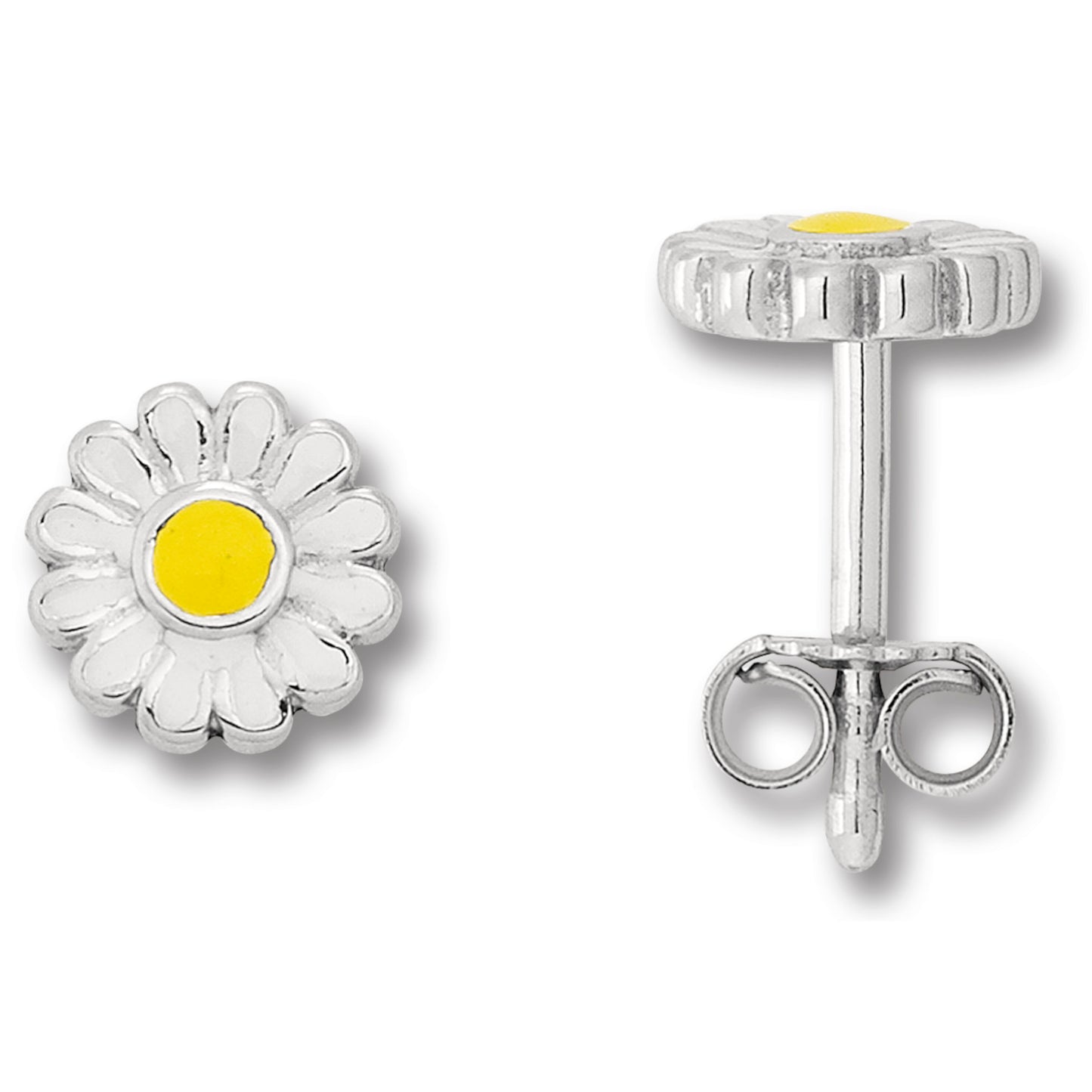 Gänseblümchen Ohrringe   Ohrstecker aus 925 Silber