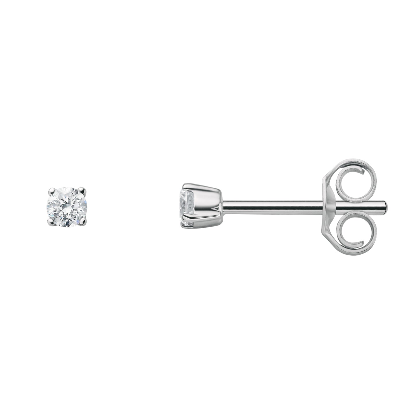 0.10 ct  Diamant Brillant Ohrringe   Ohrstecker aus 950 Platin