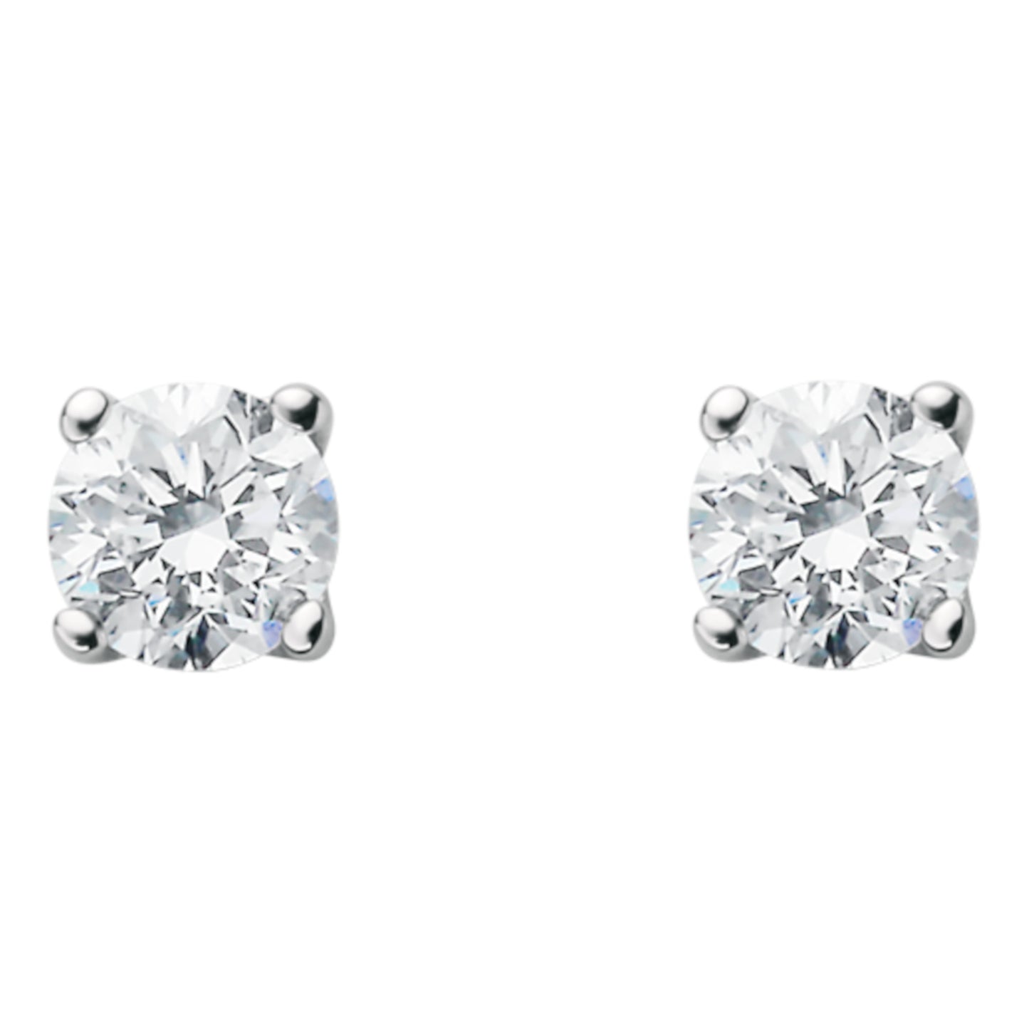 0.10 ct  Diamant Brillant Ohrringe   Ohrstecker aus 950 Platin