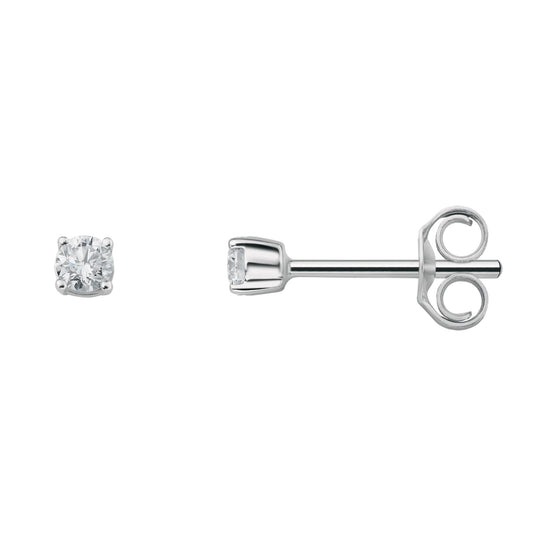 0.15 ct  Diamant Brillant Ohrringe   Ohrstecker aus 950 Platin