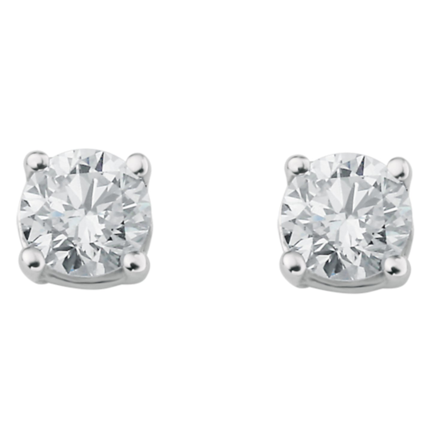 0.15 ct  Diamant Brillant Ohrringe   Ohrstecker aus 950 Platin