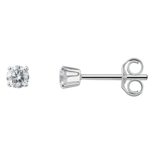 0.25 ct  Diamant Brillant Ohrringe   Ohrstecker aus 950 Platin