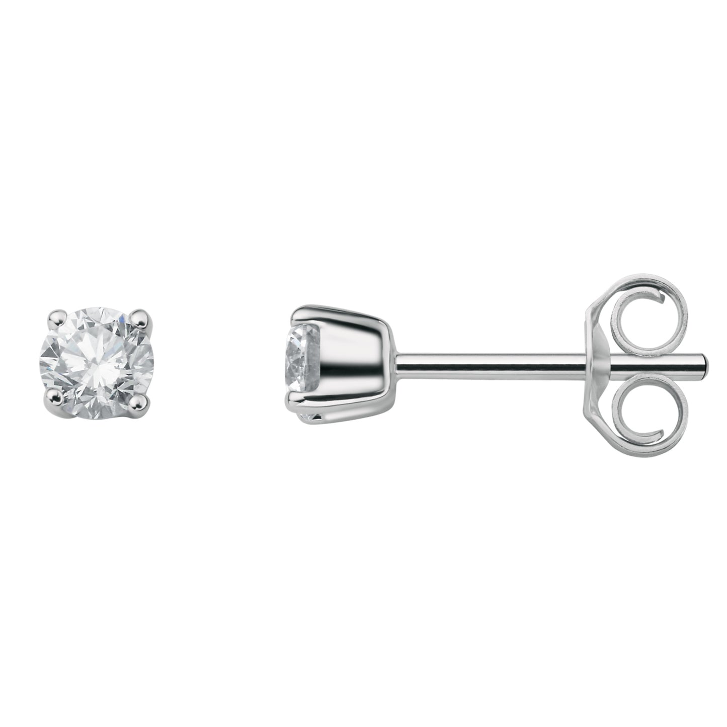 0.30 ct  Diamant Brillant Ohrringe   Ohrstecker aus 950 Platin