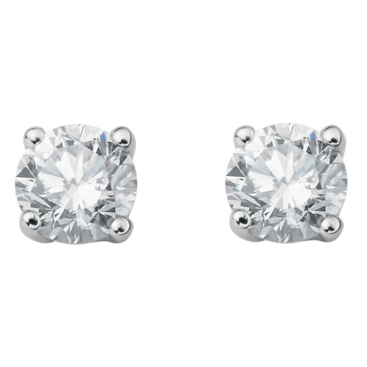 0.30 ct  Diamant Brillant Ohrringe   Ohrstecker aus 950 Platin