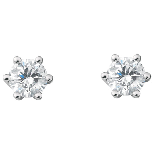 0.2 ct  Diamant Brillant Ohrringe   Ohrstecker aus 950 Platin