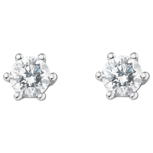 0.3 ct  Diamant Brillant Ohrringe   Ohrstecker aus 950 Platin