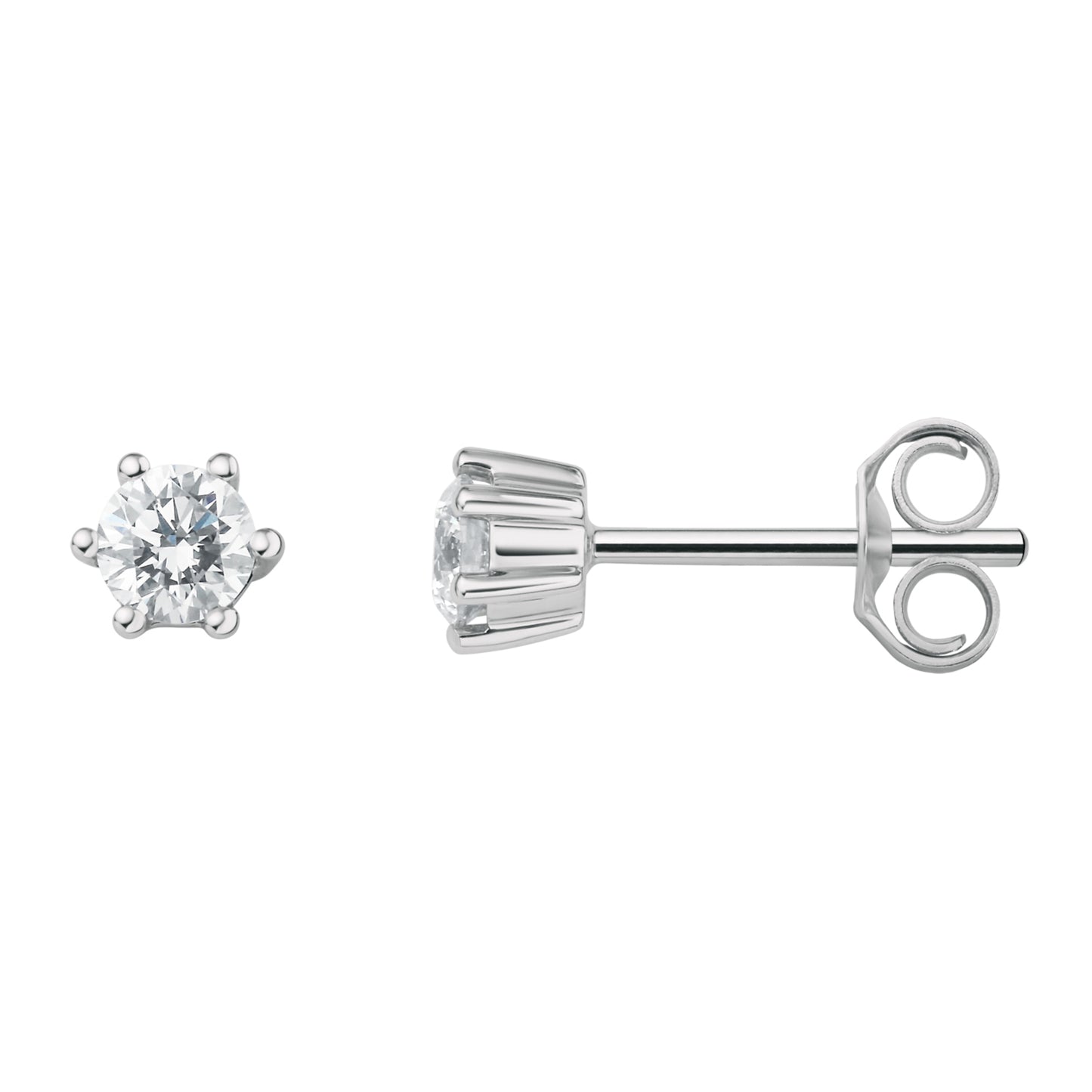 0.3 ct  Diamant Brillant Ohrringe   Ohrstecker aus 950 Platin