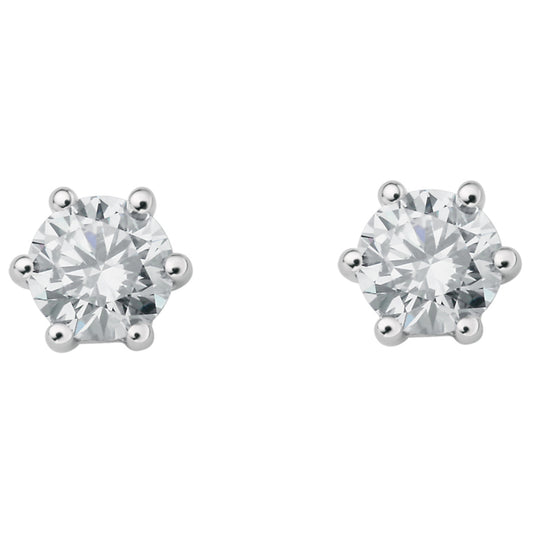 0.4 ct  Diamant Brillant Ohrringe   Ohrstecker aus 950 Platin