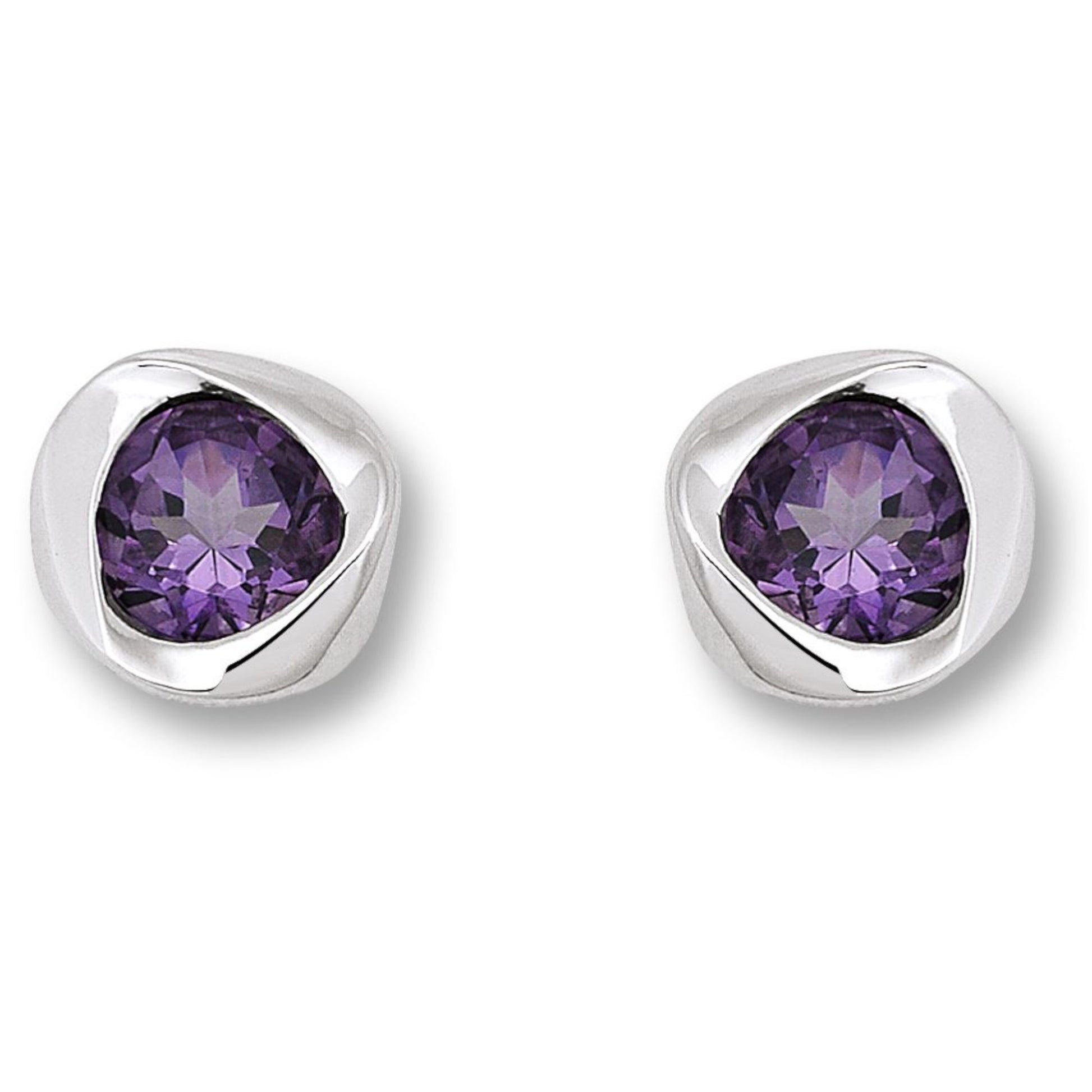 One Element  Amethyst Ohrringe  Ohrstecker aus 925 Silber