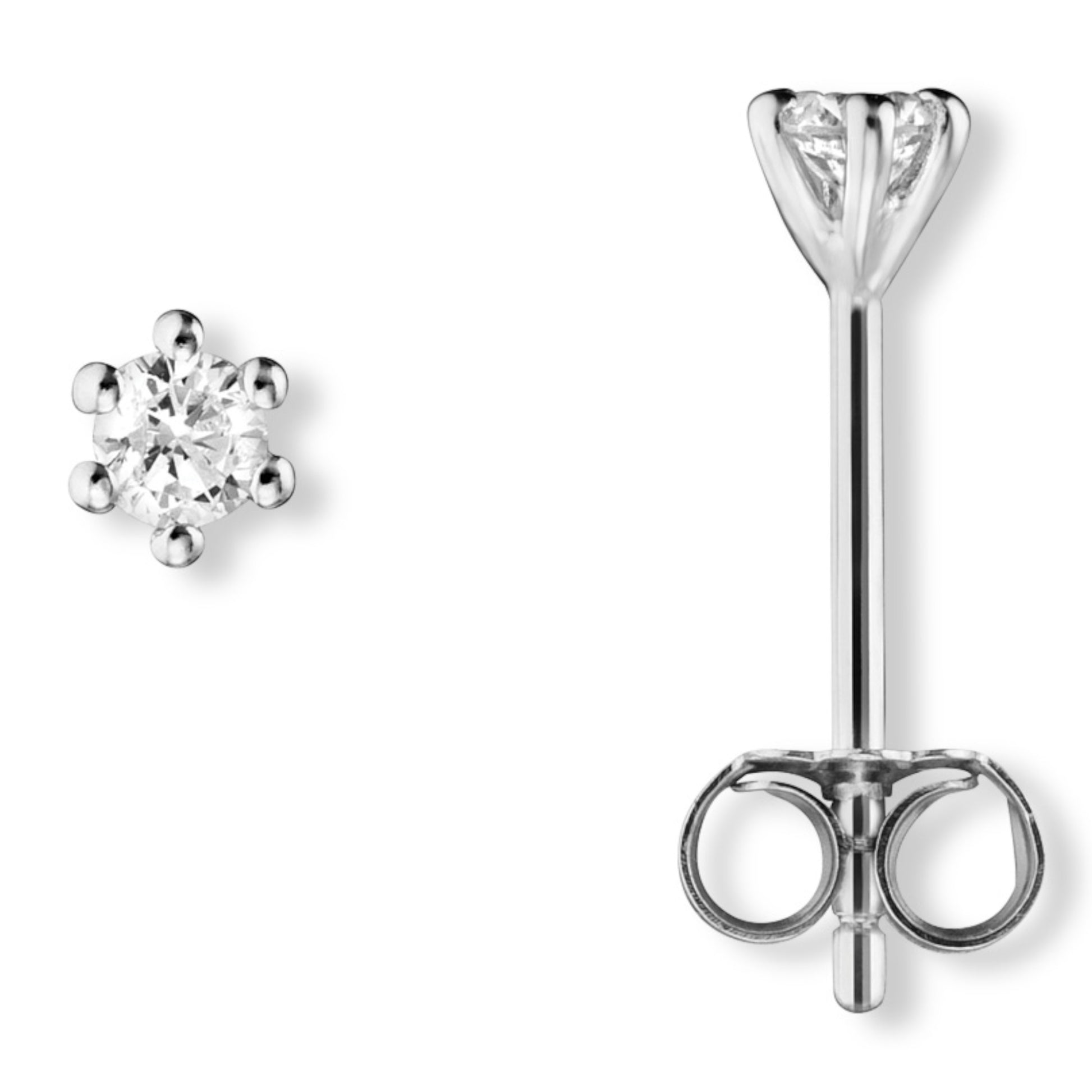 One Element  Zirkonia Ohrringe  Ohrstecker aus 925 Silber