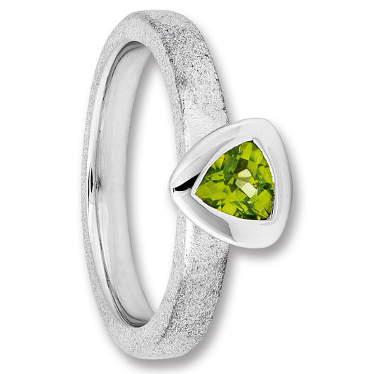 One Element  Peridot Ring aus 925 Silber