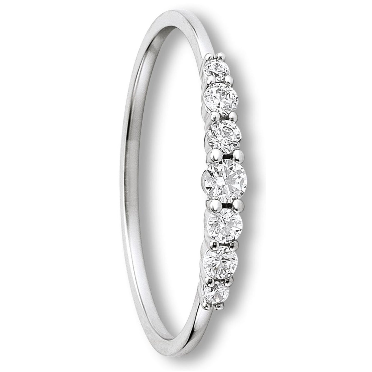 One Element  Zirkonia Ring aus 333 Weißgold